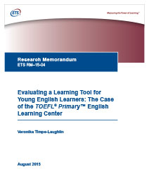 어린 영어 학습자를 위한 학습 도구 평가에 대해 더 읽어보세요: TOEFL 초등 영어 학습 센터의 사례